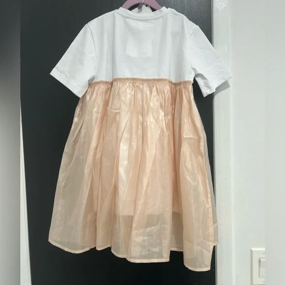 Caroline Bosmans Girls Dress Size 8 NWT Tulle Overlay Avant Garde - Picture 4 of 5